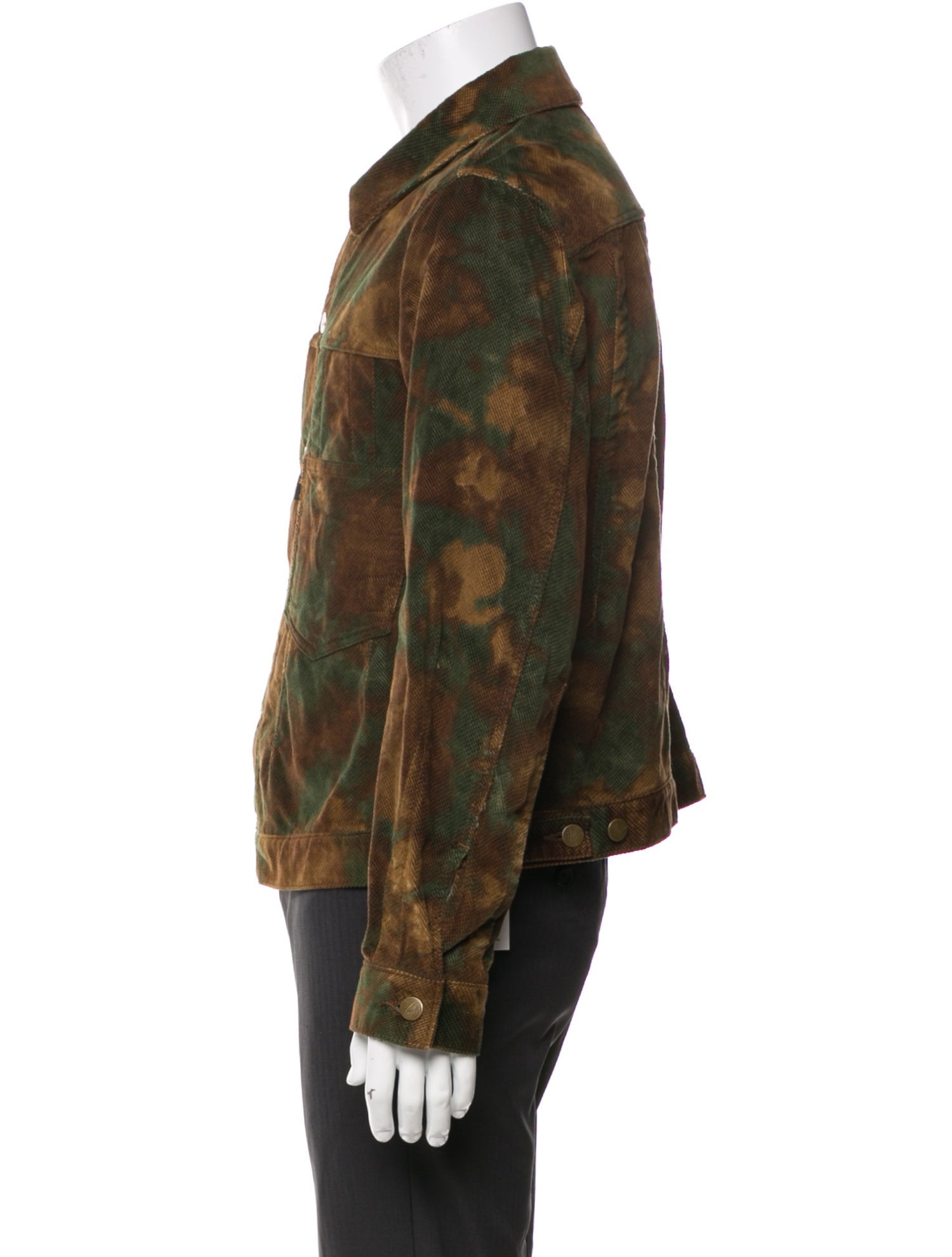 Needles Camouflage Print Trucker Jacket